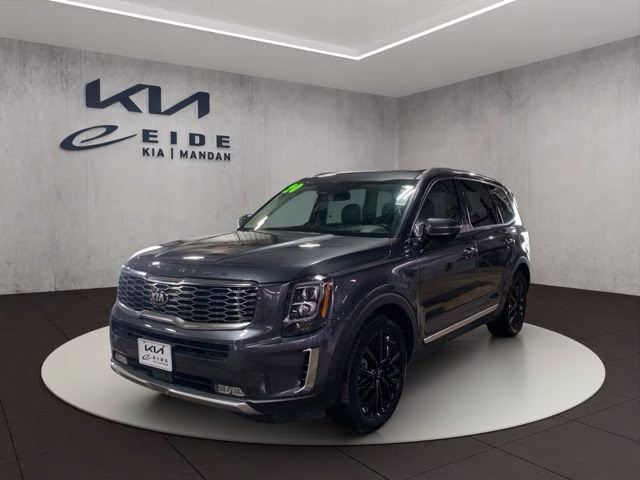 2020 Gravity Gray Kia Telluride SX AWD SUV