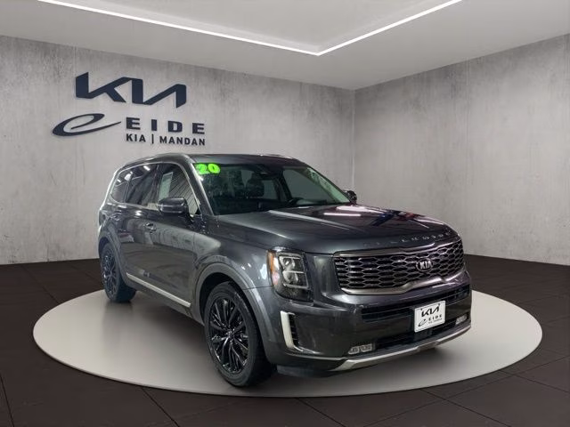 2020 Gravity Gray Kia Telluride SX AWD SUV