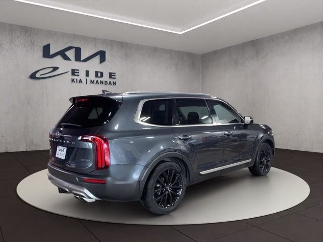 2020 Gravity Gray Kia Telluride SX AWD SUV