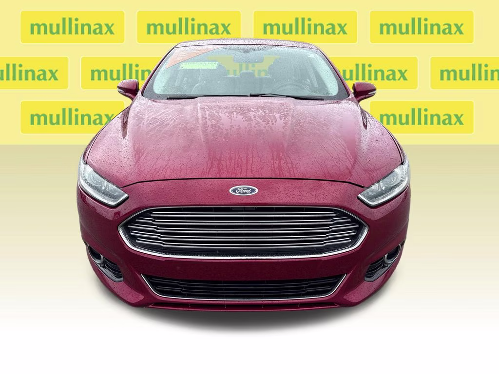 2016 Ruby Red Metallic Ford Fusion Titanium FWD Sedan