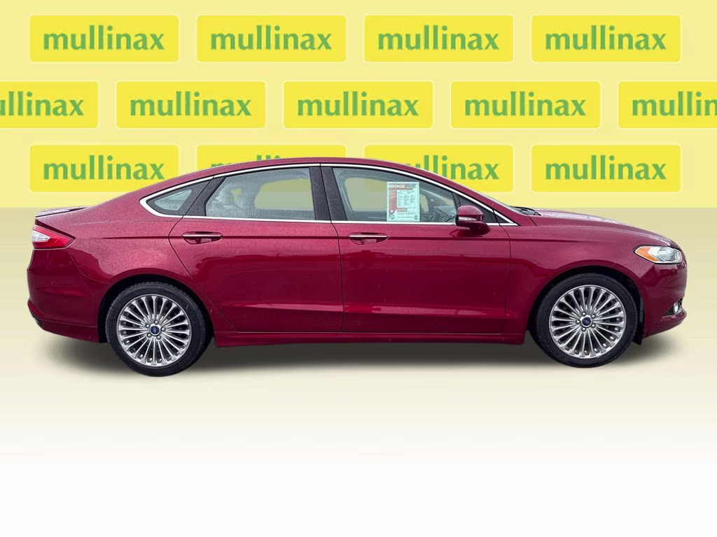 2016 Ruby Red Metallic Ford Fusion Titanium FWD Sedan