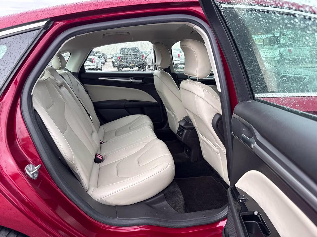 2016 Ruby Red Metallic Ford Fusion Titanium FWD Sedan