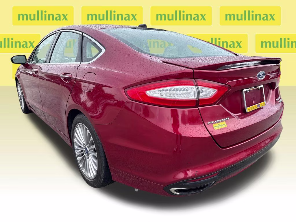 2016 Ruby Red Metallic Ford Fusion Titanium FWD Sedan