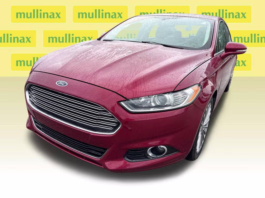 2016 Ruby Red Metallic Ford Fusion Titanium FWD Sedan