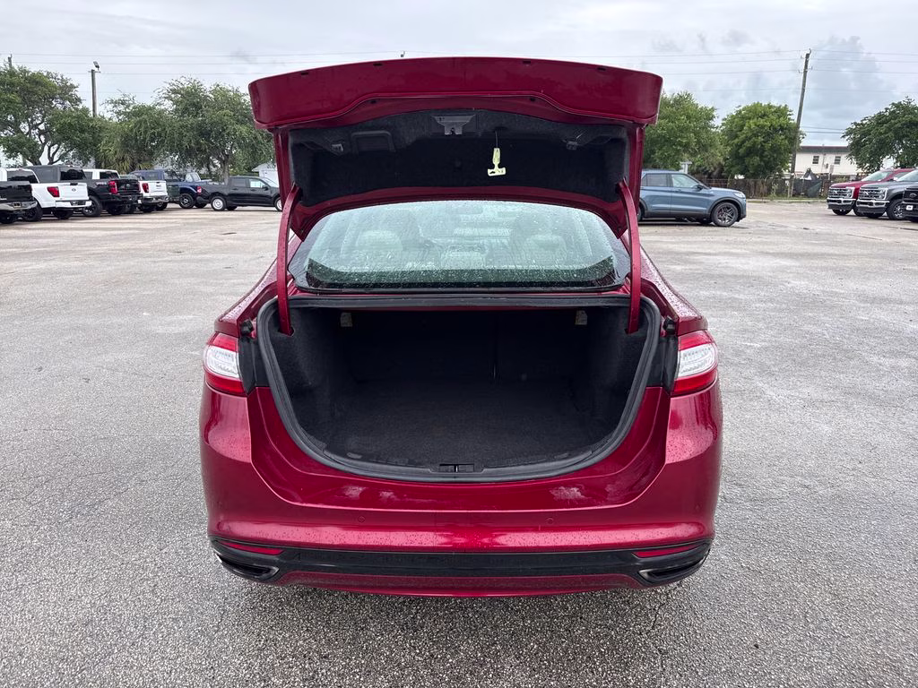 2016 Ruby Red Metallic Ford Fusion Titanium FWD Sedan