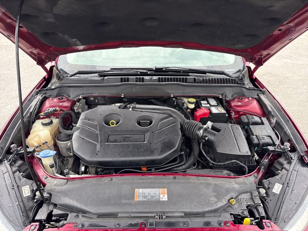 2016 Ruby Red Metallic Ford Fusion Titanium FWD Sedan