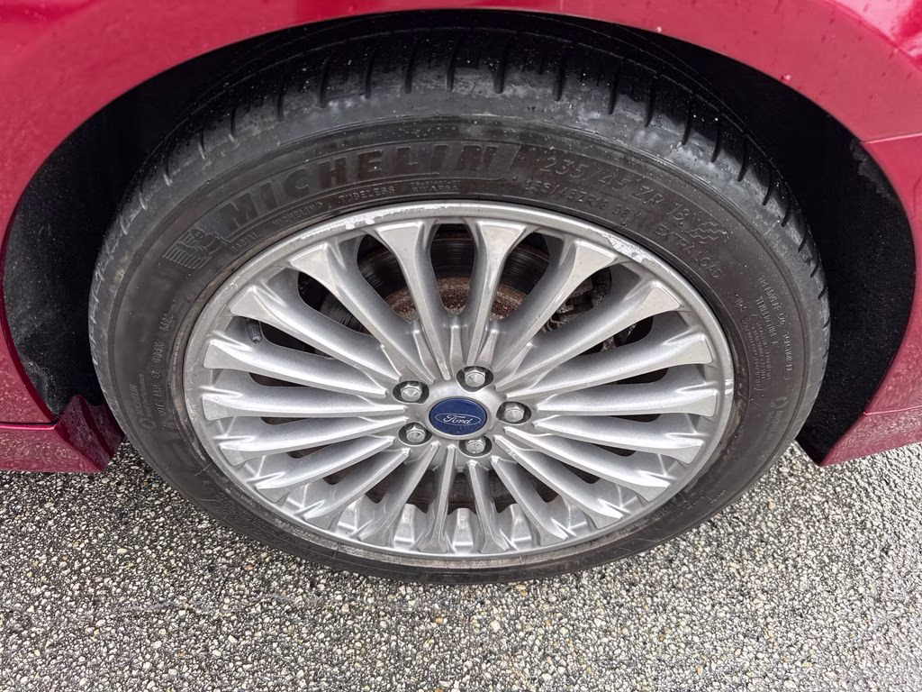 2016 Ruby Red Metallic Ford Fusion Titanium FWD Sedan