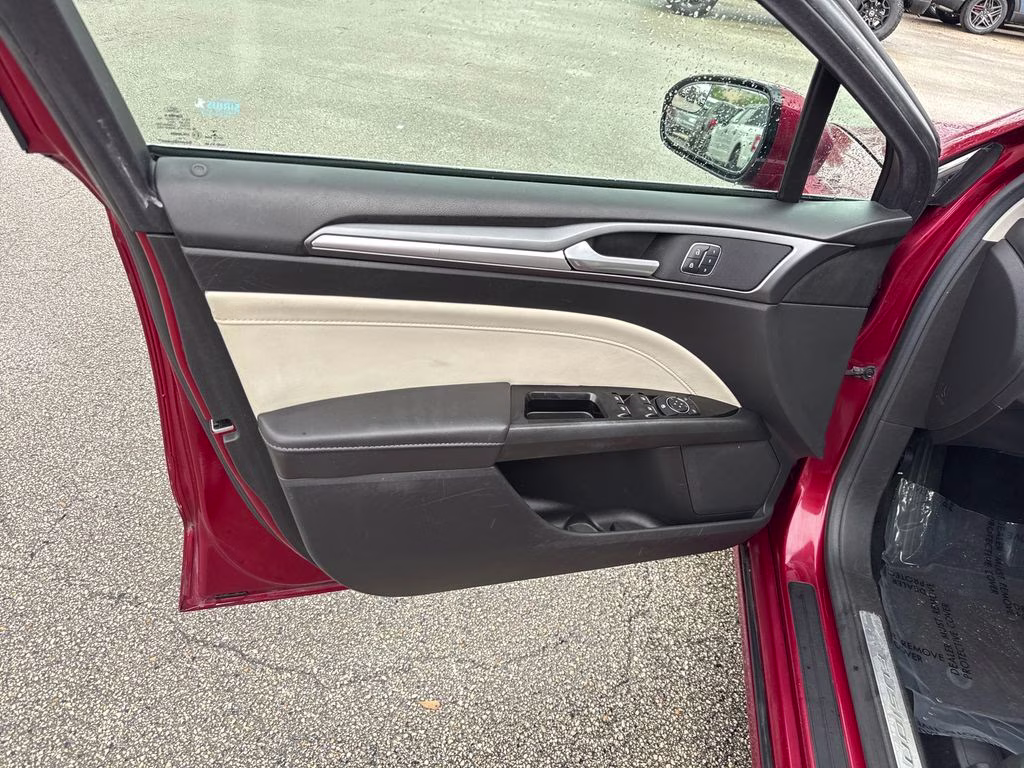 2016 Ruby Red Metallic Ford Fusion Titanium FWD Sedan