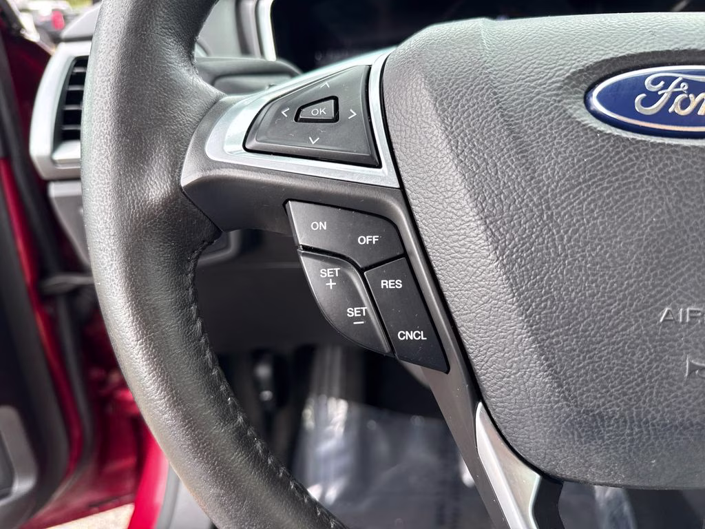 2016 Ruby Red Metallic Ford Fusion Titanium FWD Sedan