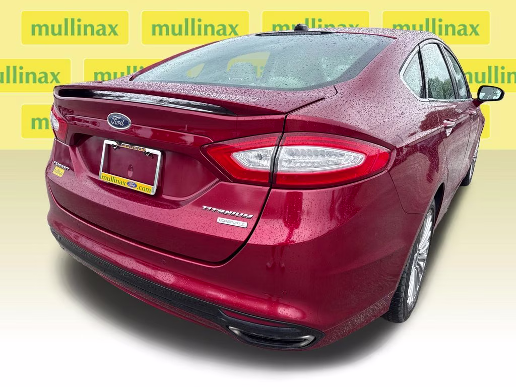 2016 Ruby Red Metallic Ford Fusion Titanium FWD Sedan