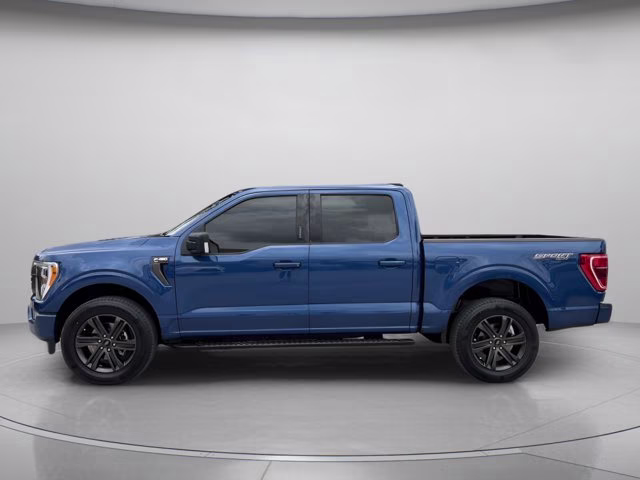 2022 Blue Metallic Ford F-150 XLT 4X4 Truck