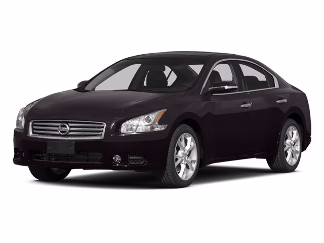 2014 Crimson Black Metallic Nissan Maxima 3.5 SV FWD Sedan