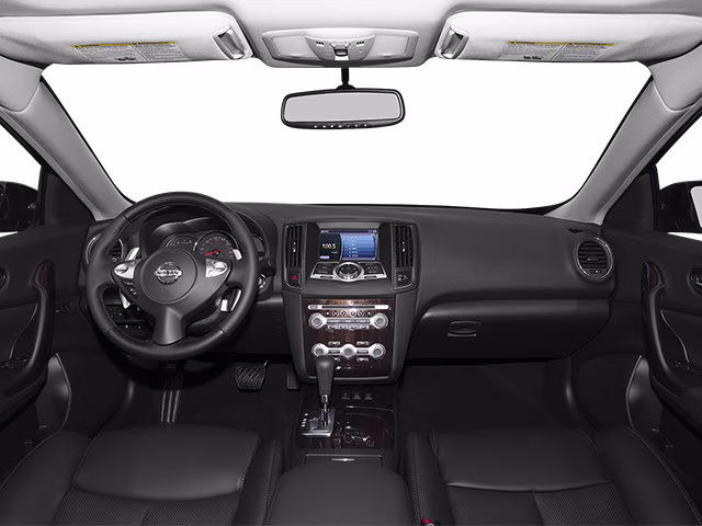 2014 Crimson Black Metallic Nissan Maxima 3.5 SV FWD Sedan
