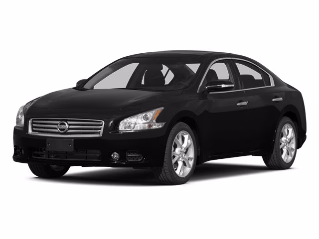 2014 Crimson Black Metallic Nissan Maxima 3.5 SV FWD Sedan