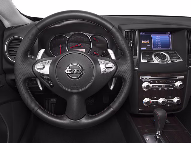 2014 Crimson Black Metallic Nissan Maxima 3.5 SV FWD Sedan