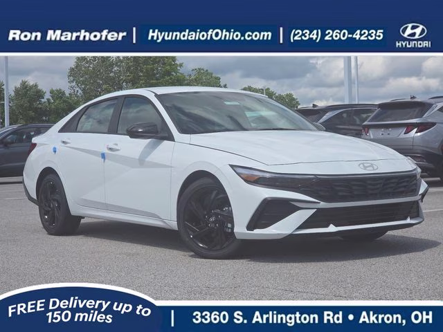 2026 Serenity White Pearl Hyundai Elantra SEL Sport FWD Sedan