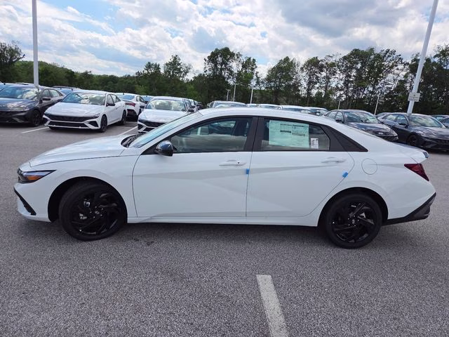 2026 Serenity White Pearl Hyundai Elantra SEL Sport FWD Sedan