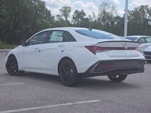 2026 Serenity White Pearl Hyundai Elantra SEL Sport FWD Sedan