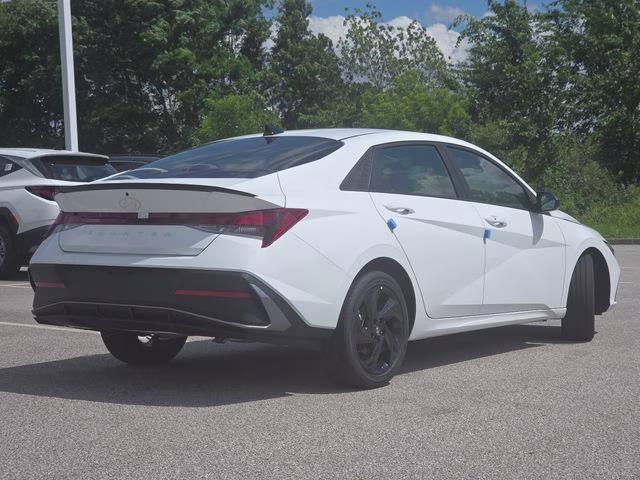 2026 Serenity White Pearl Hyundai Elantra SEL Sport FWD Sedan