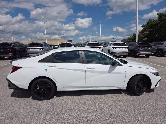 2026 Serenity White Pearl Hyundai Elantra SEL Sport FWD Sedan