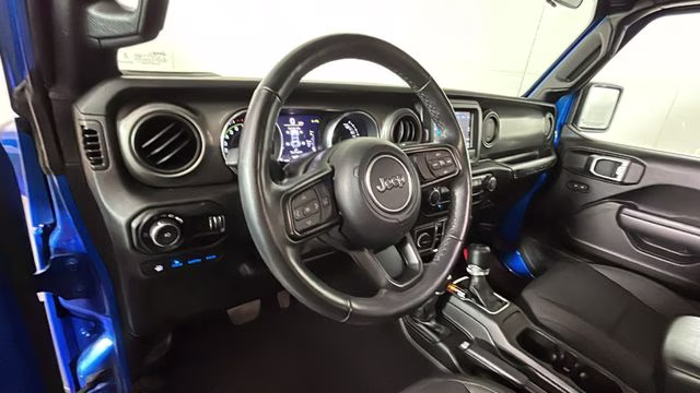 2023 Hydro Blue Pearl Coat Jeep Wrangler Willys 4xe 4X4 SUV