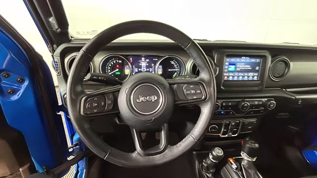 2023 Hydro Blue Pearl Coat Jeep Wrangler Willys 4xe 4X4 SUV