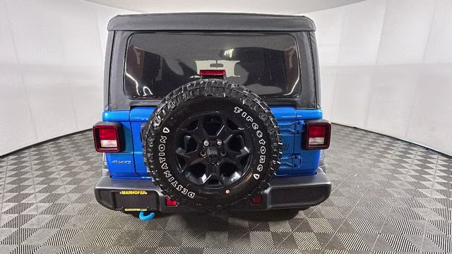 2023 Hydro Blue Pearl Coat Jeep Wrangler Willys 4xe 4X4 SUV