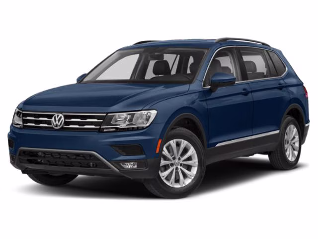 2021 Atlantic Blue Metallic Volkswagen Tiguan 2.0T SE AWD SUV