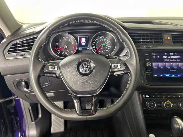2021 Atlantic Blue Metallic Volkswagen Tiguan 2.0T SE AWD SUV