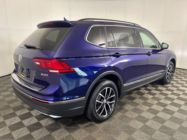 2021 Atlantic Blue Metallic Volkswagen Tiguan 2.0T SE AWD SUV
