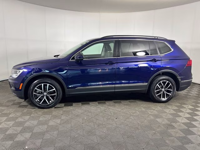 2021 Atlantic Blue Metallic Volkswagen Tiguan 2.0T SE AWD SUV