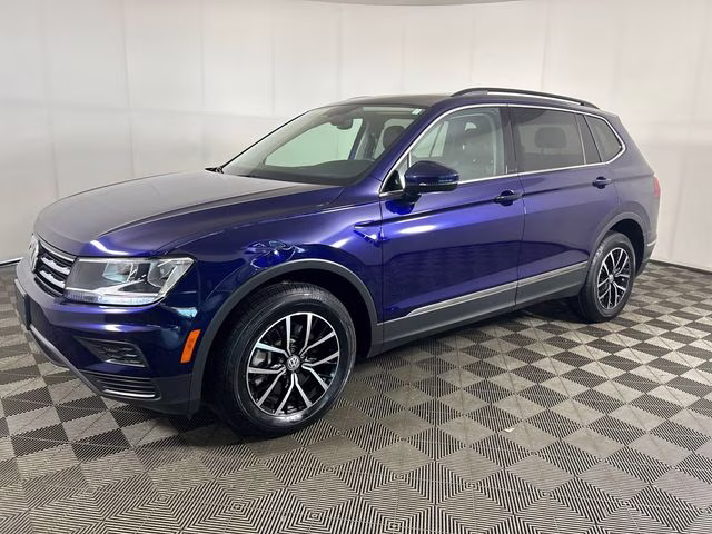 2021 Atlantic Blue Metallic Volkswagen Tiguan 2.0T SE AWD SUV