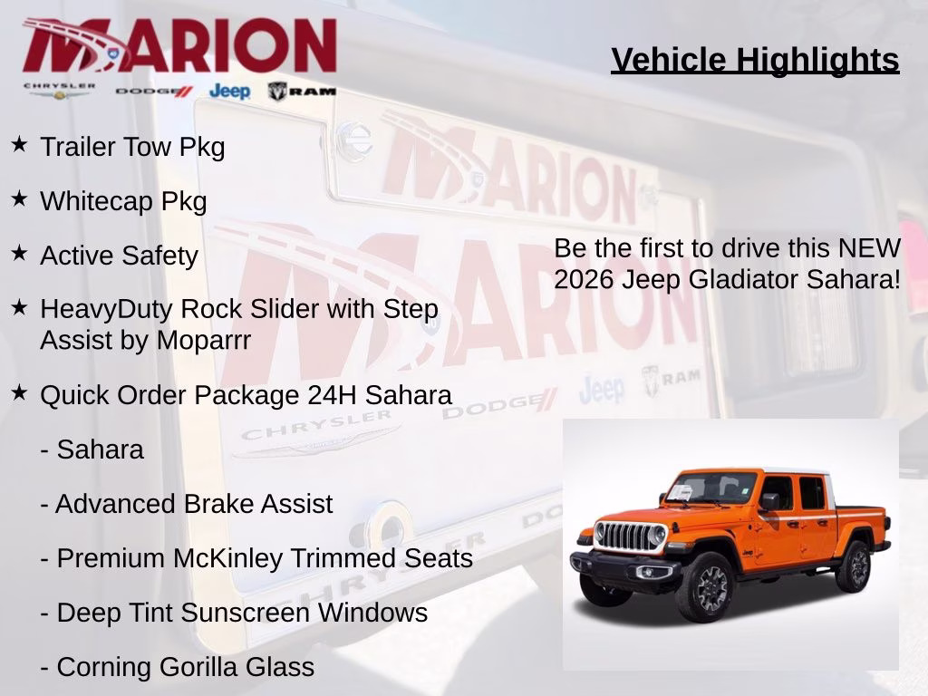 2026 Joose Jeep Gladiator Sahara 4X4 Truck