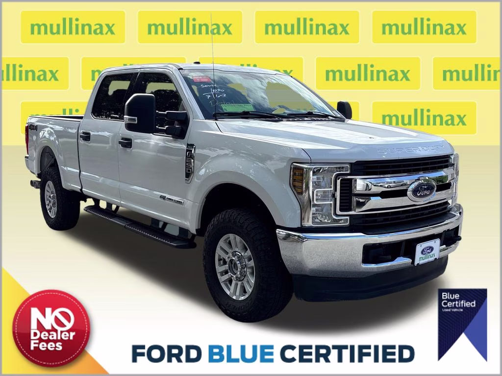 2019 Oxford White Ford Super Duty F-250 SRW XLT 4X4 Truck
