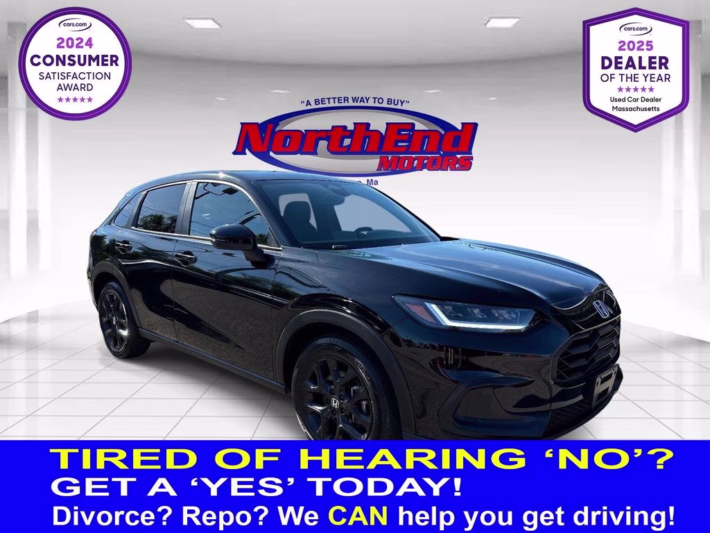 2025 Black Honda HR-V Sport AWD SUV