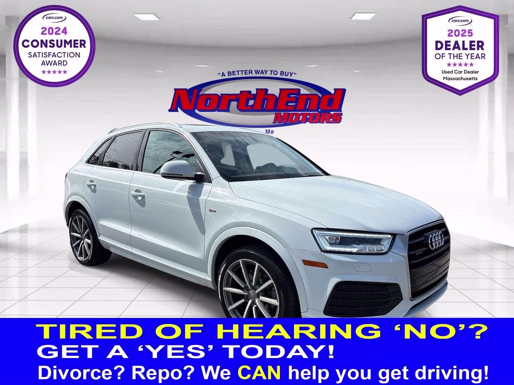 2018 Glacier White Audi Q3 2.0T Premium Plus AWD SUV