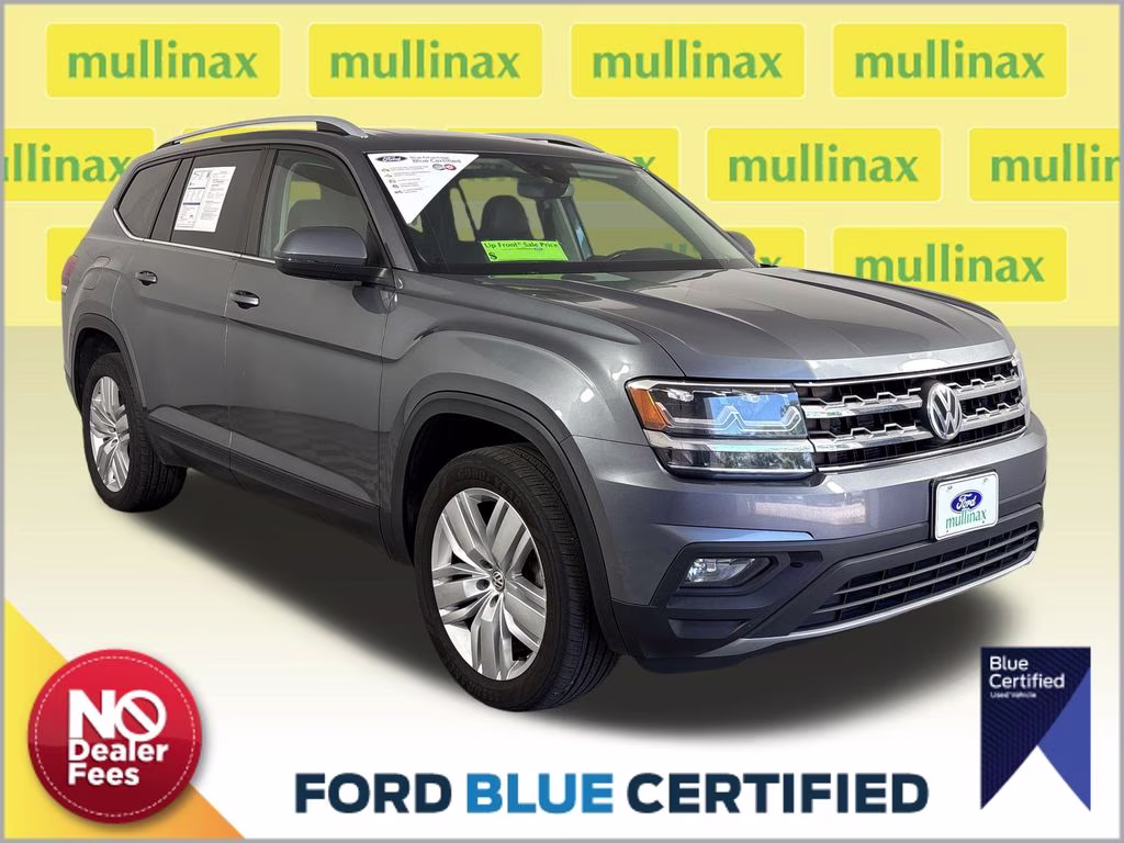 2019 Platinum Gray Metallic Volkswagen Atlas 3.6L V6 SE AWD SUV