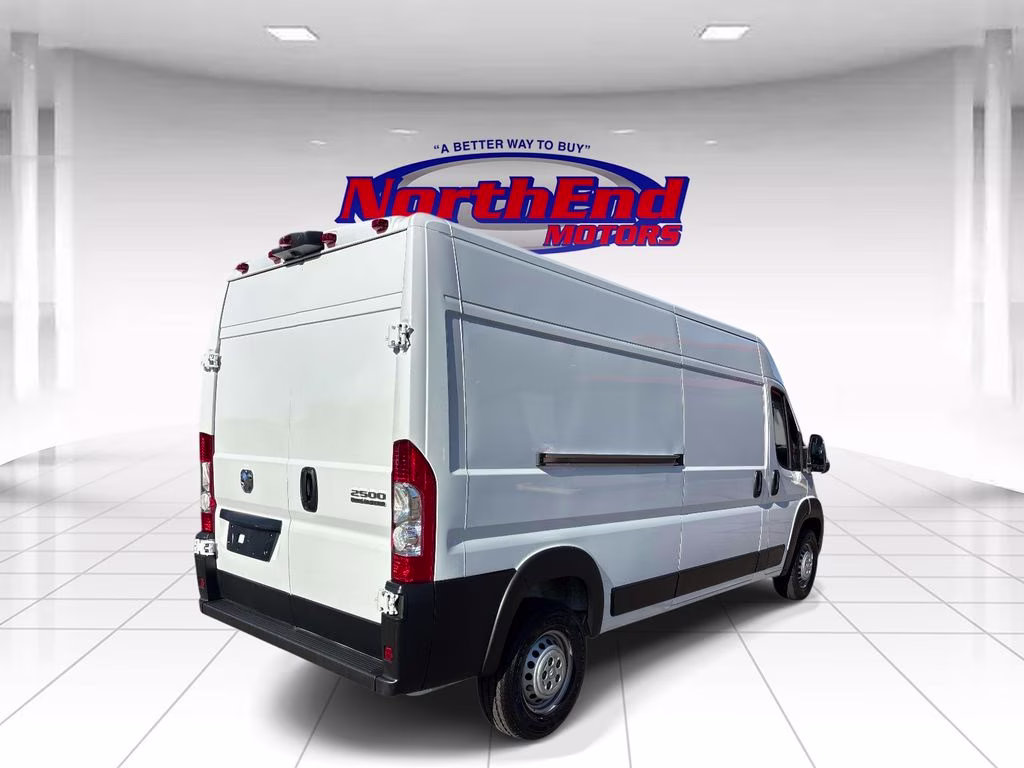 2026 Bright White Clearcoat Ram ProMaster 2500 High Roof FWD Van