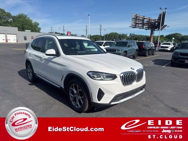 2024 Alpine White BMW X3 xDrive30i AWD SUV