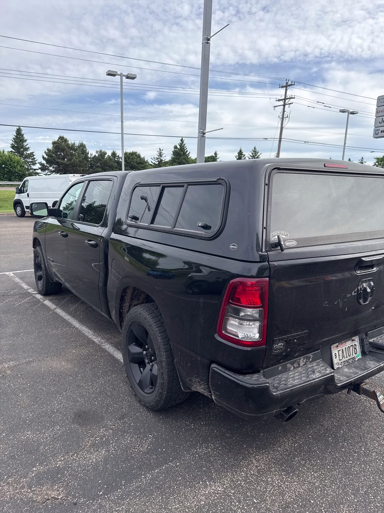 2019 Diamond Black Crystal Pearlcoat Ram 1500 Big Horn/Lone Star 4X4 Truck
