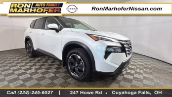 2026 Everest White Pearl Tricoat Nissan Rogue SV AWD SUV
