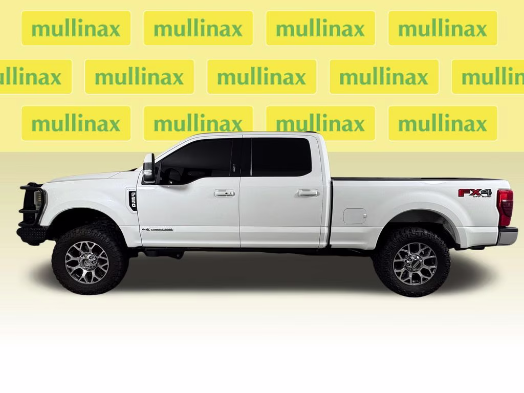 2021 Star White Metallic Tri-Coat Ford Super Duty F-250 SRW Lariat 4X4 Truck