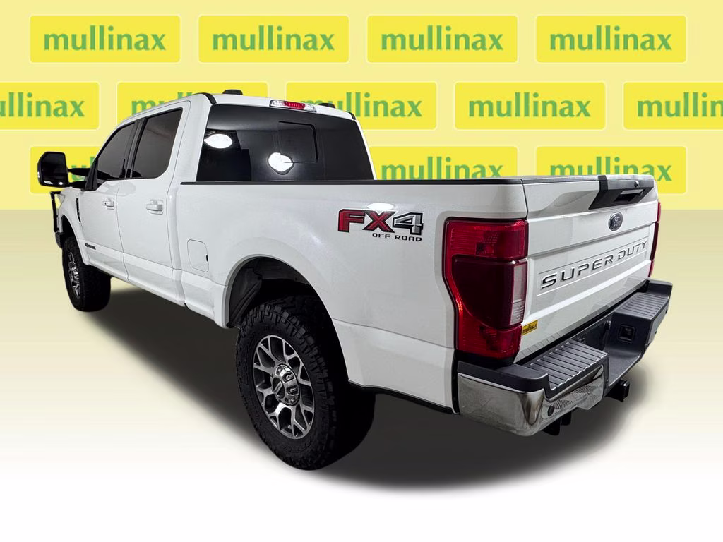 2021 Star White Metallic Tri-Coat Ford Super Duty F-250 SRW Lariat 4X4 Truck