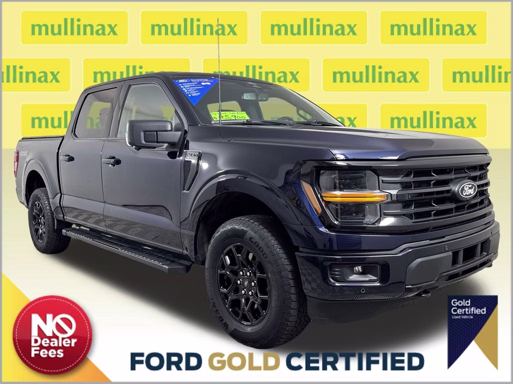 2025 Blue Metallic Ford F-150 XLT 4X4 Truck