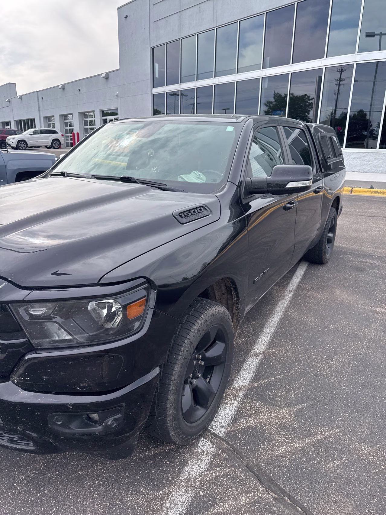 2019 Diamond Black Crystal Pearlcoat Ram 1500 Big Horn/Lone Star 4X4 Truck