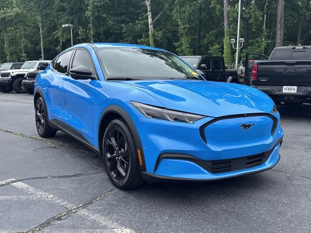 2024 Grabber Blue Metallic Ford Mustang Mach-E RWD SUV