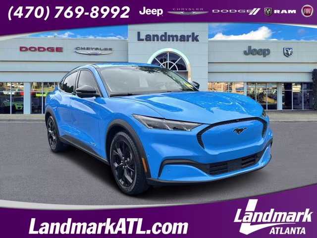 2024 Grabber Blue Metallic Ford Mustang Mach-E RWD SUV
