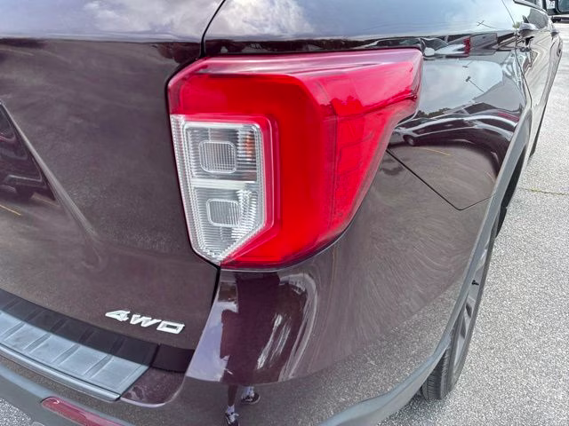 2022 Red Metallic Ford Explorer XLT 4X4 SUV