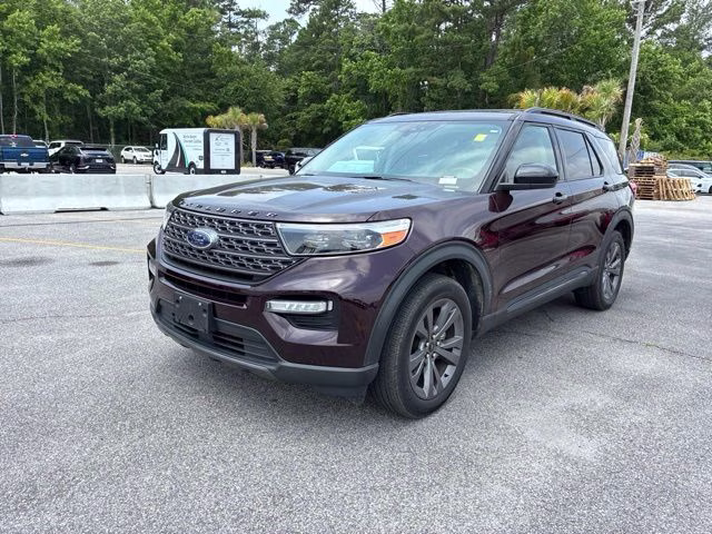 2022 Red Metallic Ford Explorer XLT 4X4 SUV