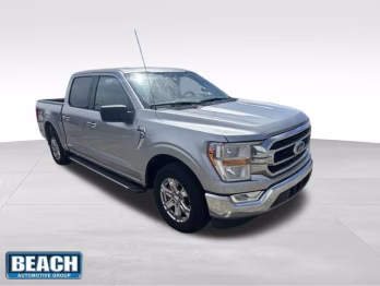 2021 Silver Metallic Ford F-150 XLT RWD Truck